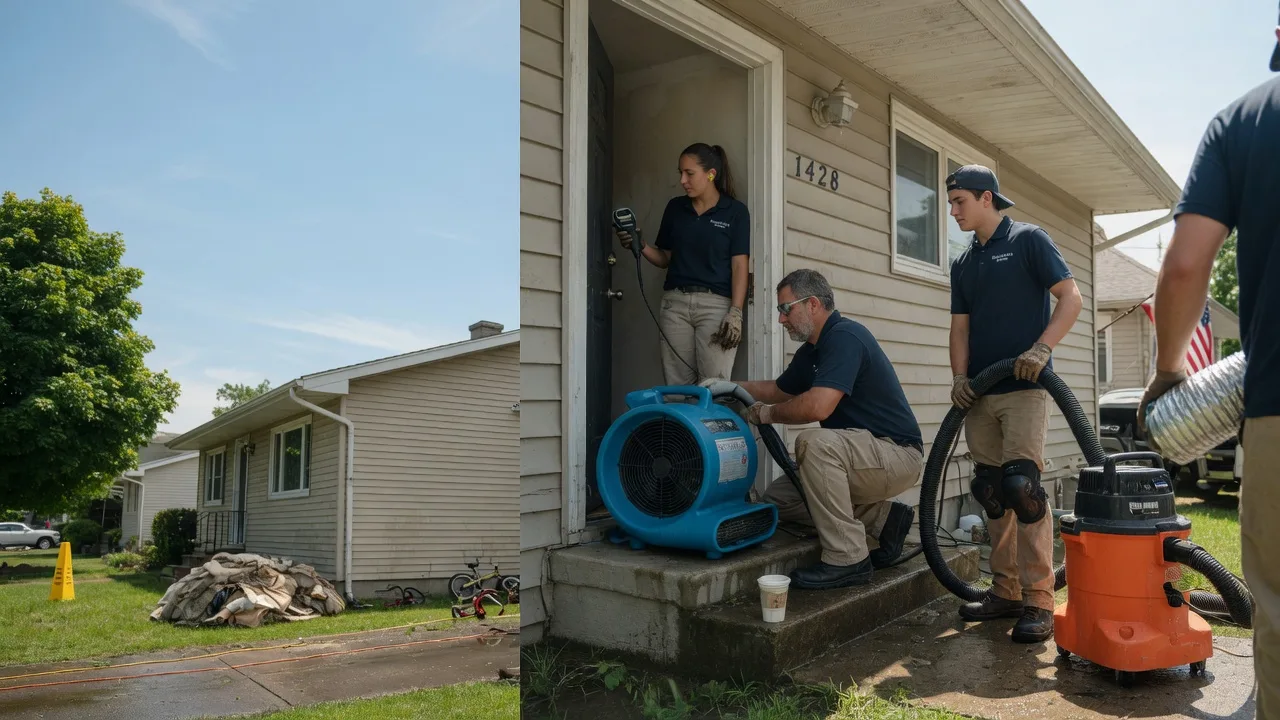 Water Damage Restoration in Bourneville, OH near me